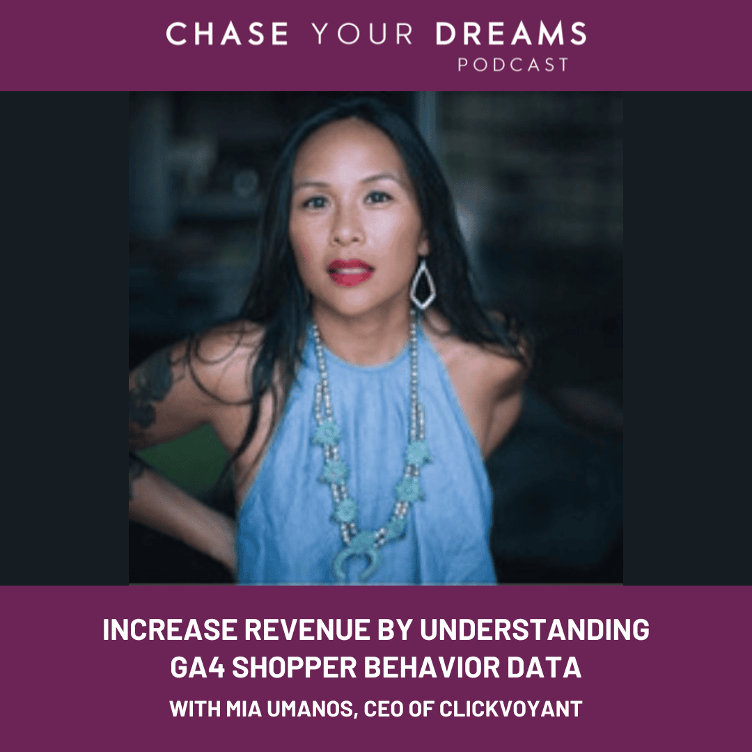 Increase revenue by understanding GA4 shopper behavior data with Mia Umanos