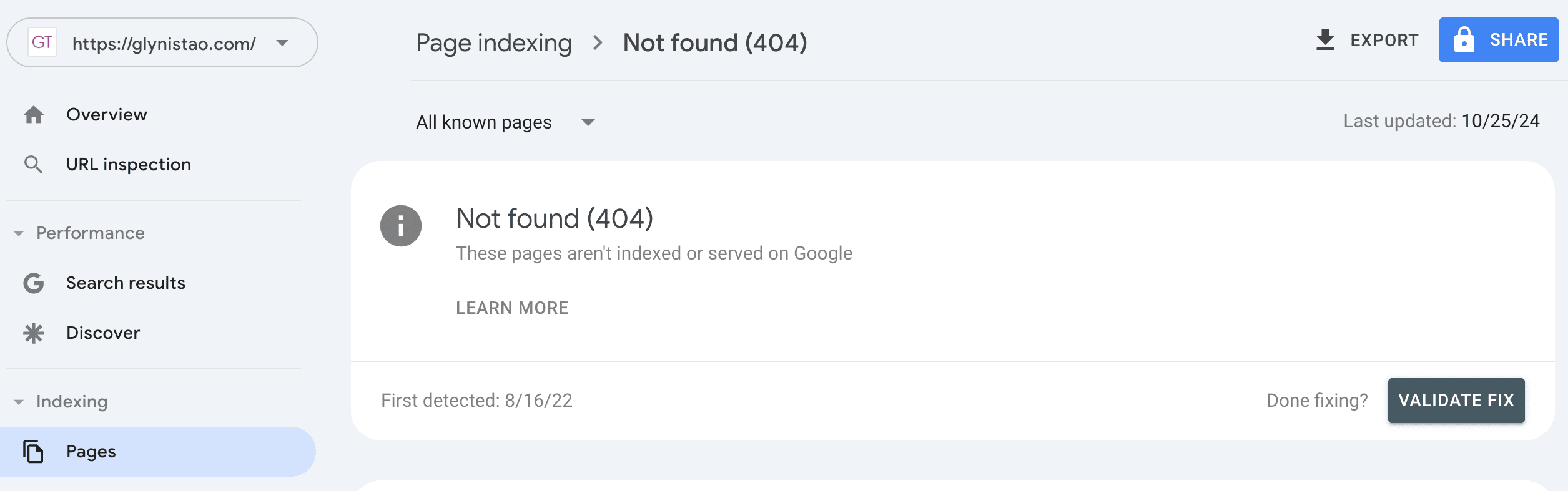 Not found 404 page