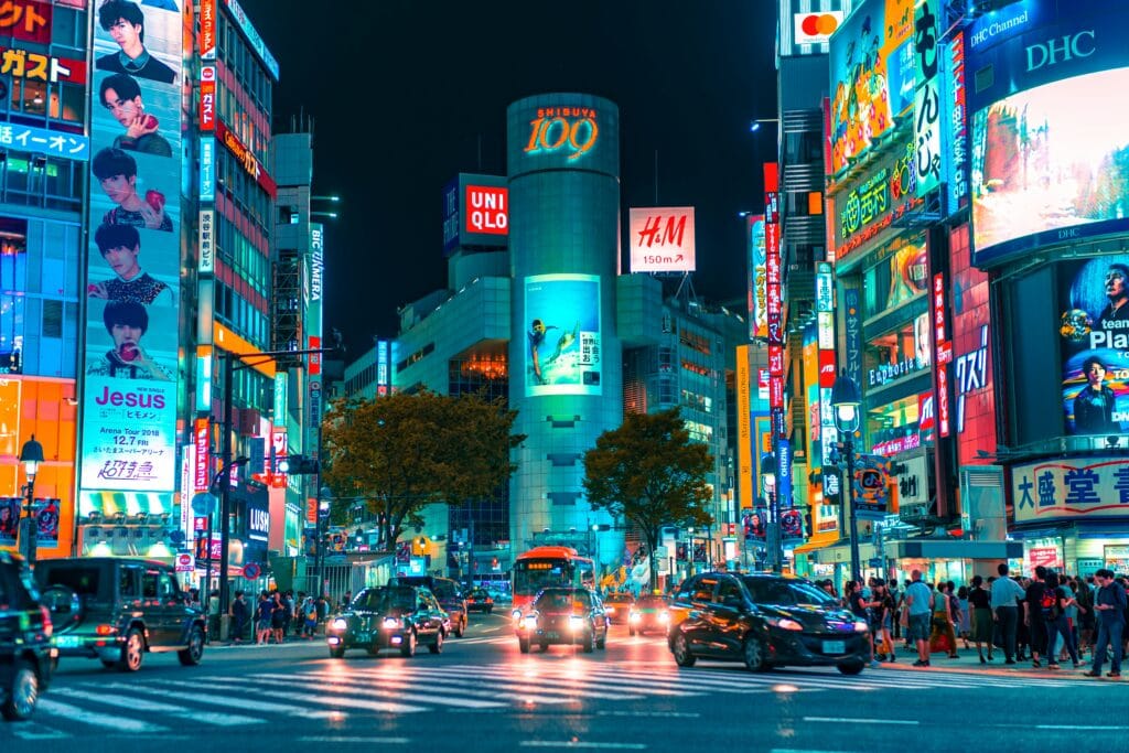 Photo of Shibuya Japan. SEO competitor analysis for fashion e-commerce blog